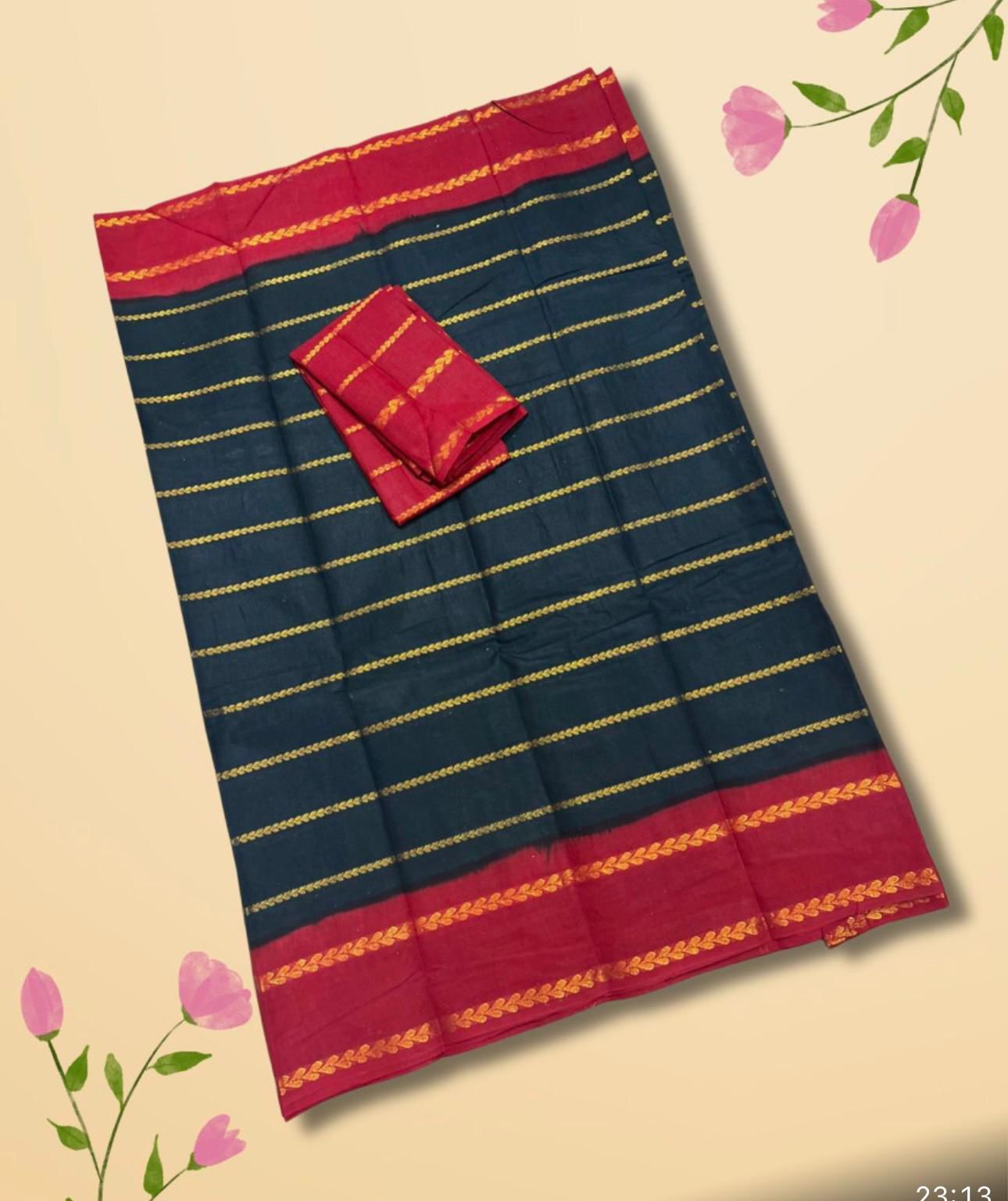 DD Velthari Madurai Sungudi Saree-Classic Border